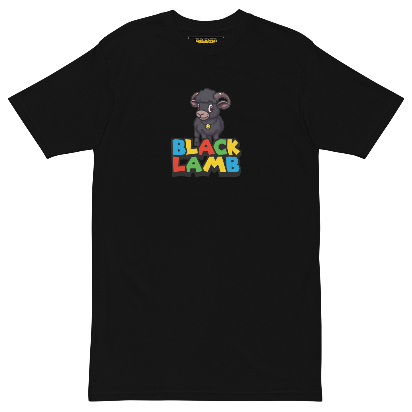 BLACK LAMB COINED TEE