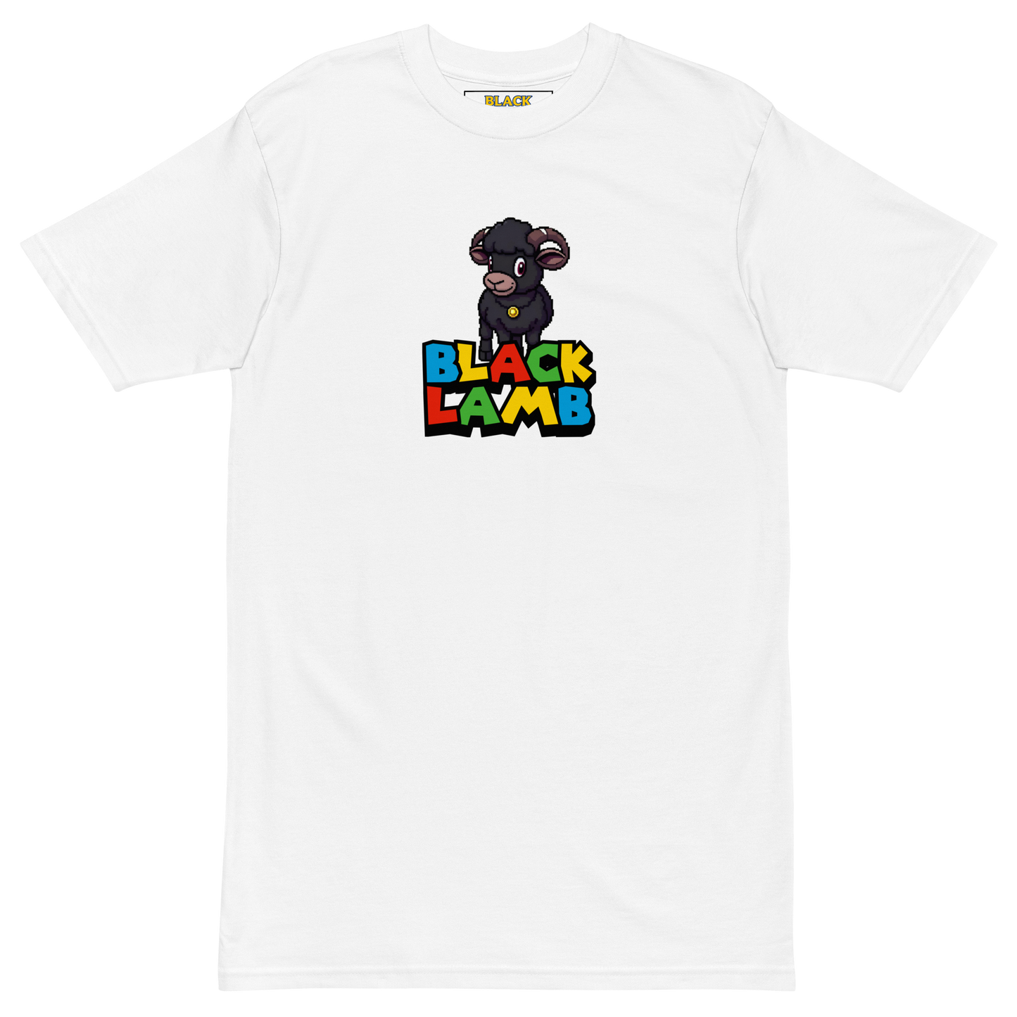 BLACK LAMB COINED TEE