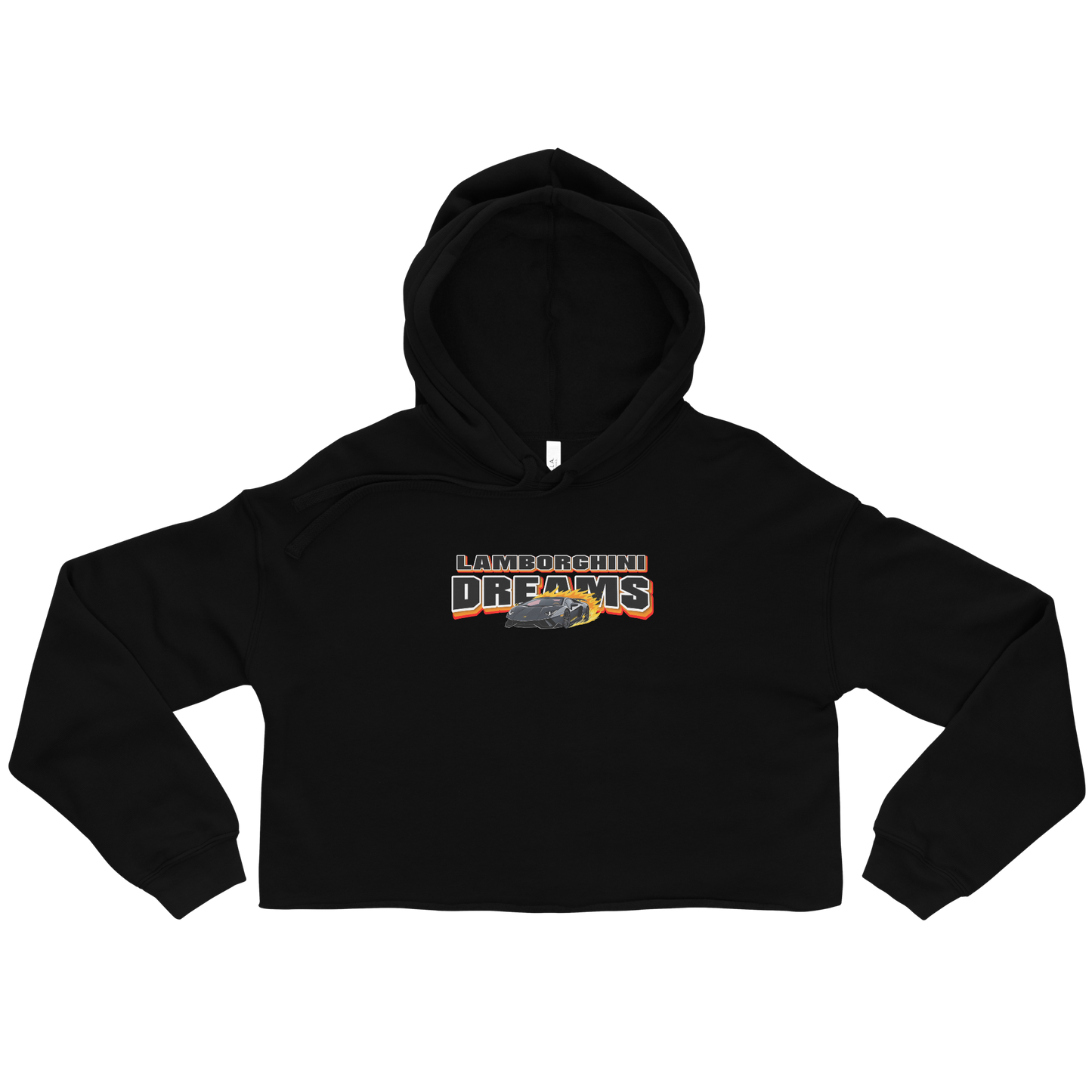 LAMBORGHINI DREAMS CROP HOODIE
