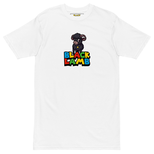BLACK LAMB COINED TEE